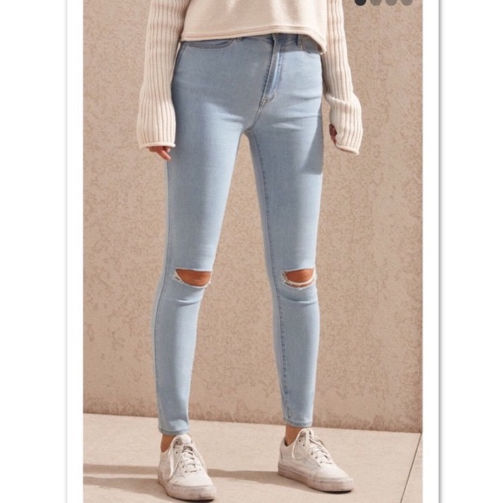 Hollister Ripped Jean Jeggings